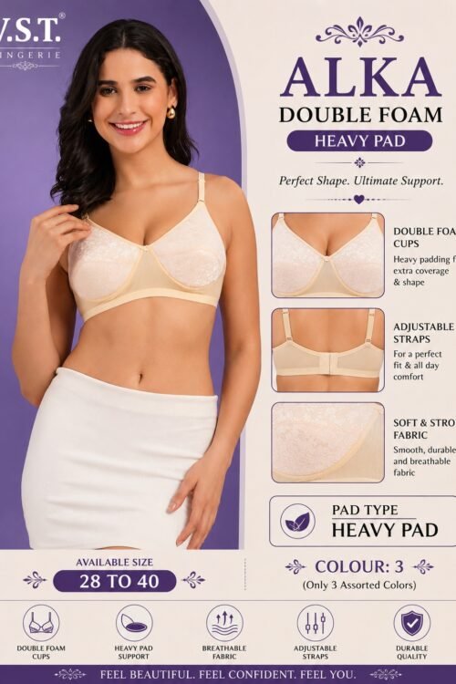VST Alka Double Foam Heavy Pad Bra
